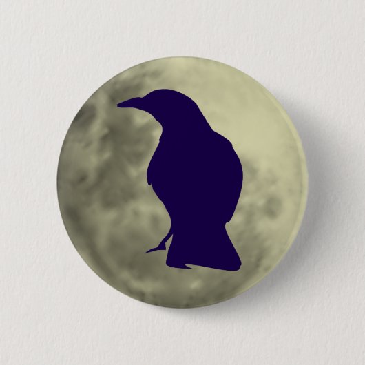 Black Crow-Button Ronde Button 5,7 Cm (Voorkant)