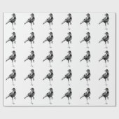 Black Crow Cadeaupapier (Vlak)