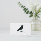 Black Crow Calling-kaart Visitekaartje (Staand voorkant)