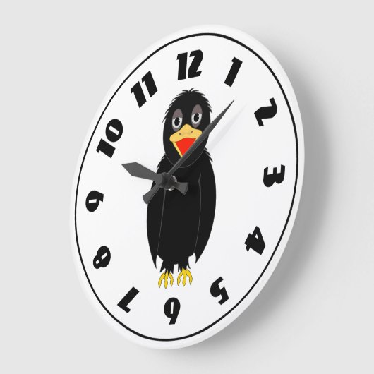 Black Crow Clock Grote Klok (Hoek)