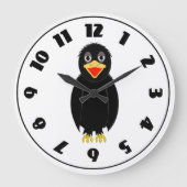 Black Crow Clock Grote Klok (Voorkant)