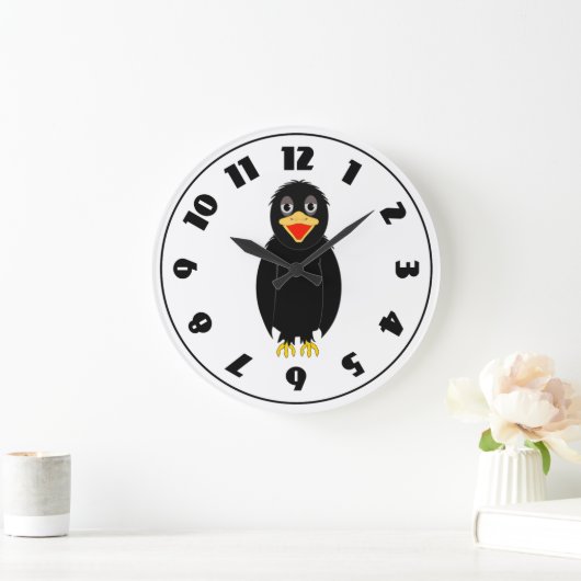 Black Crow Clock Grote Klok (Huis)