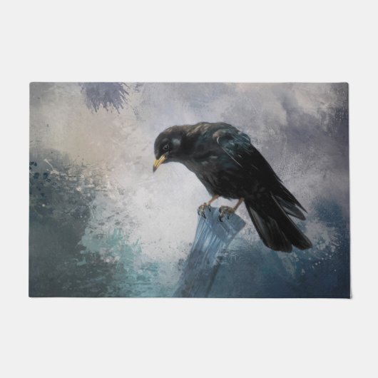 Black Crow Deurmat (Voorkant)