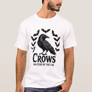 Black Crow F, Caw F, Funny Bird Dance Cool Cadeau T-shirt