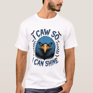 Black Crow F, Caw F, Funny Bird Dance Cool Cadeau T-shirt
