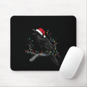 Black Crow, F-caw-f Funny Christmas Raven Santa Ha Muismat (Met muis)