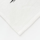 Black Crow, F-caw-f Grappige Zwarte Vogel Fleece Deken (Hoek)