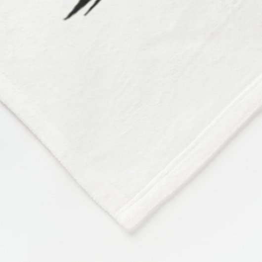 Black Crow, F-caw-f Grappige Zwarte Vogel Fleece Deken (Hoek)