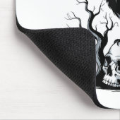 Black Crow, F-caw-f Grappige Zwarte Vogel Muismat (Hoek)