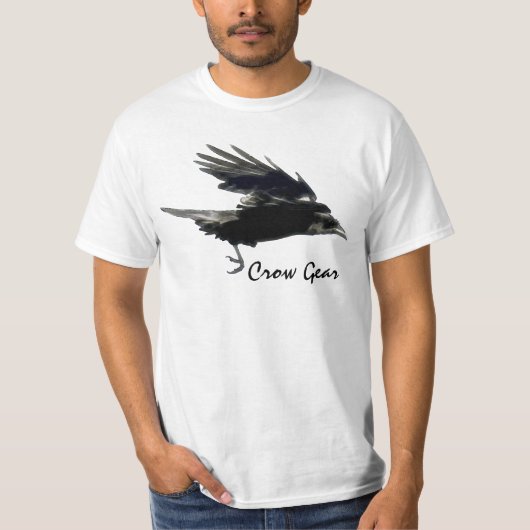 Black Crow Gear Wildlife Art Shirt (Voorkant)