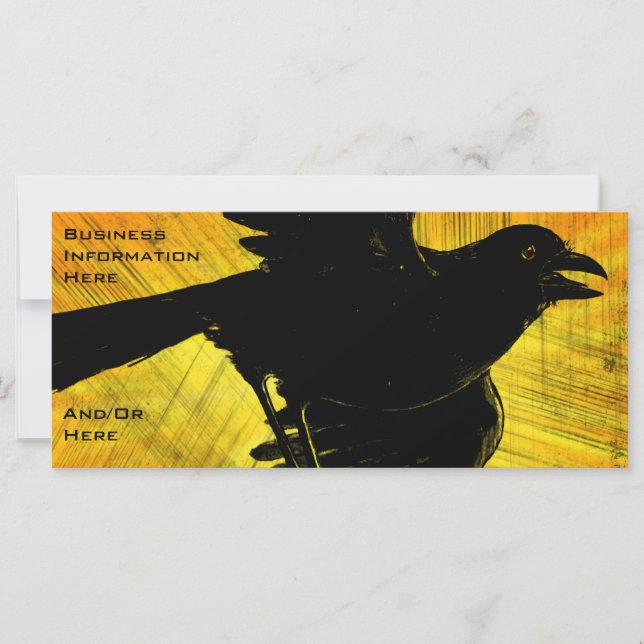 Black Crow Grunge 2012 Calendar Bladwijzer Rack Ka (Voorkant)