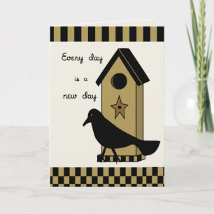 Black Crow House Aanmoediging Kaart