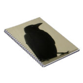 Black Crow-laptop Notitieboek (Rechterzijde)