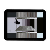 Black Crow Magnet Magneet (Horizontaal)