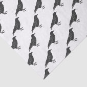 Black Crow Mascot Tissuepapier (Detail)
