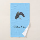 Black Crow Master of Time gepersonaliseerd Sky Blu Handdoek (Handdoek)