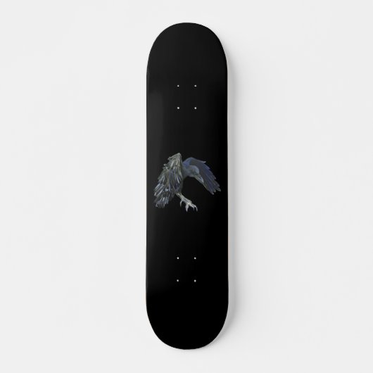Black Crow Master of Time Illustratie Persoonlijk Skateboard (Voorkant)