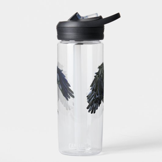 Black Crow Master of Time Illustratie Waterfles (Links)