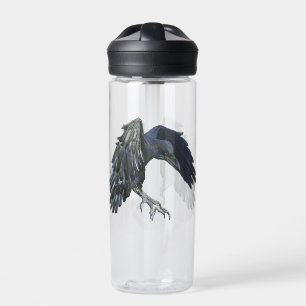 Black Crow Master of Time Illustratie Waterfles
