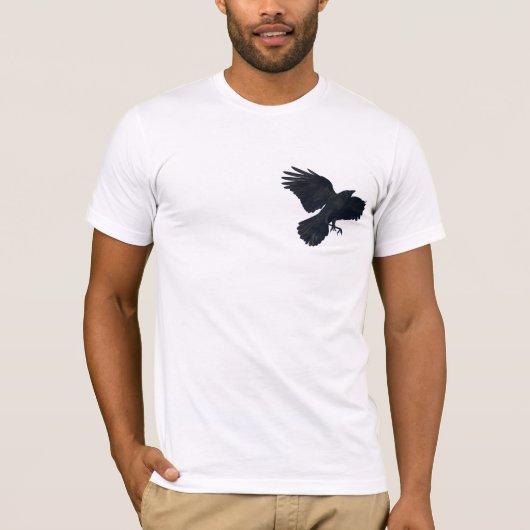 BLACK CROW Oplopend T-shirt (Voorkant)