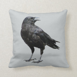 Black Crow Pillow Kussen