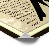 Black Crow~Sing Fly Chirp  Book Poster (Hoek)