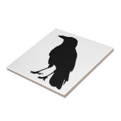 Black Crow Tile 3 Tegeltje (Zijkant)