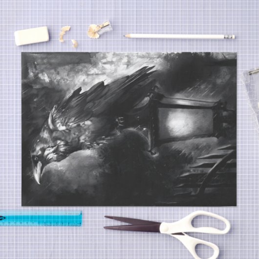 Black Crow Tissuepapier (Craft)