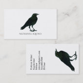 Black Crow Visitekaartje (Voorkant / Achterkant)