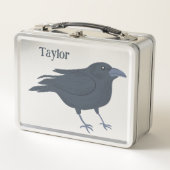 Black Crow Vogel Illustratie Gepersonaliseerd (Voorkant)