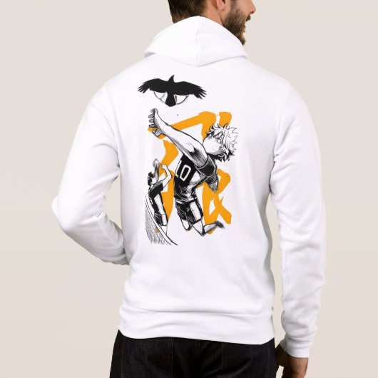 🏐Black Crow Volleyball Hoodie – High Fly Spirit🔥 (Achterkant)