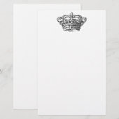 Black Crown Briefpapier (Voorkant / Achterkant)