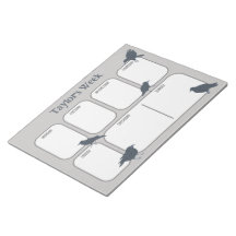 Black Crows Gepersonaliseerde Weekplanner