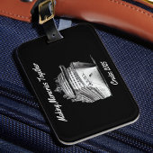 Black Cruise Memories PERSONALISEREN Bagagelabel