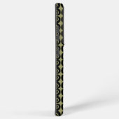 Black Curl Pattern Samsung Galaxy Hoesje (Rechterkant)