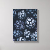Black Currant Painting - Still-Life Illustration Canvas Afdruk (Voorkant)