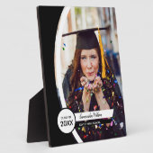 Black Curved Lijst Photo Afstuderen Fotoplaat (Zijkant)