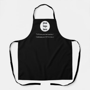 Black Custom Business Logo Company Promotion Schort