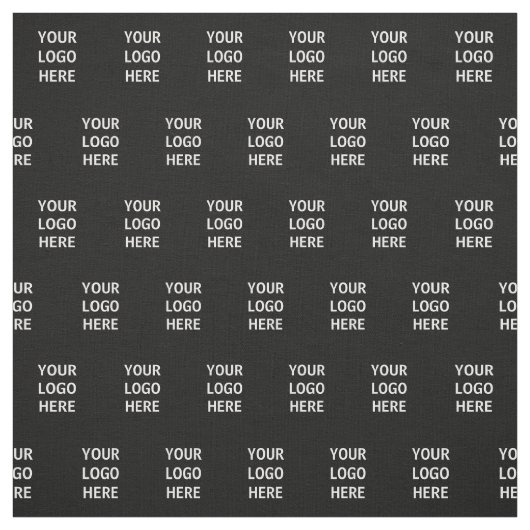 Black Custom Business Logo Stof (Swatch)