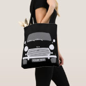 Black Custom Classic UK Mini car Canvas tas (Dichtbij)