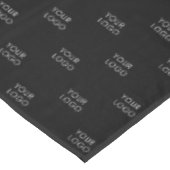 Black Custom Logo Business Company Event Tafelkleed (Gekanteld)