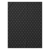 Black Custom Logo Business Company Event Tafelkleed (Voorkant)