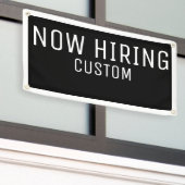 Black Custom Nu-kabelbanner Spandoek (Buitenkant Gebouw)