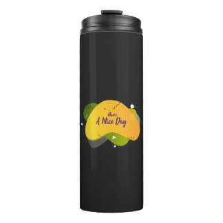Black Cute Thermal Tumbler Thermosbeker
