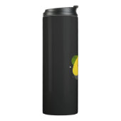 Black Cute Thermal Tumbler Thermosbeker (Gedraaid links)