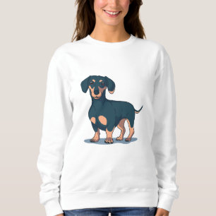 Black Dachshund Trui