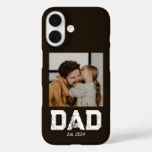 Black Dad Established Bold 3 Photo Case-Mate iPhone Case (Achterkant)