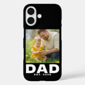 Black Dad Established Bold Photo Case-Mate iPhone Case (Achterkant)