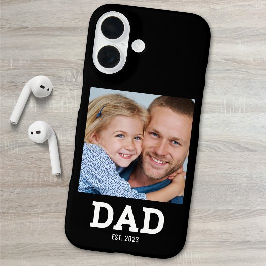 Black Dad Established Photo Case-Mate iPhone Case