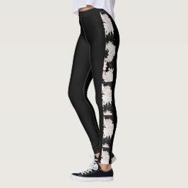 Black Dahlia Floral Legging
